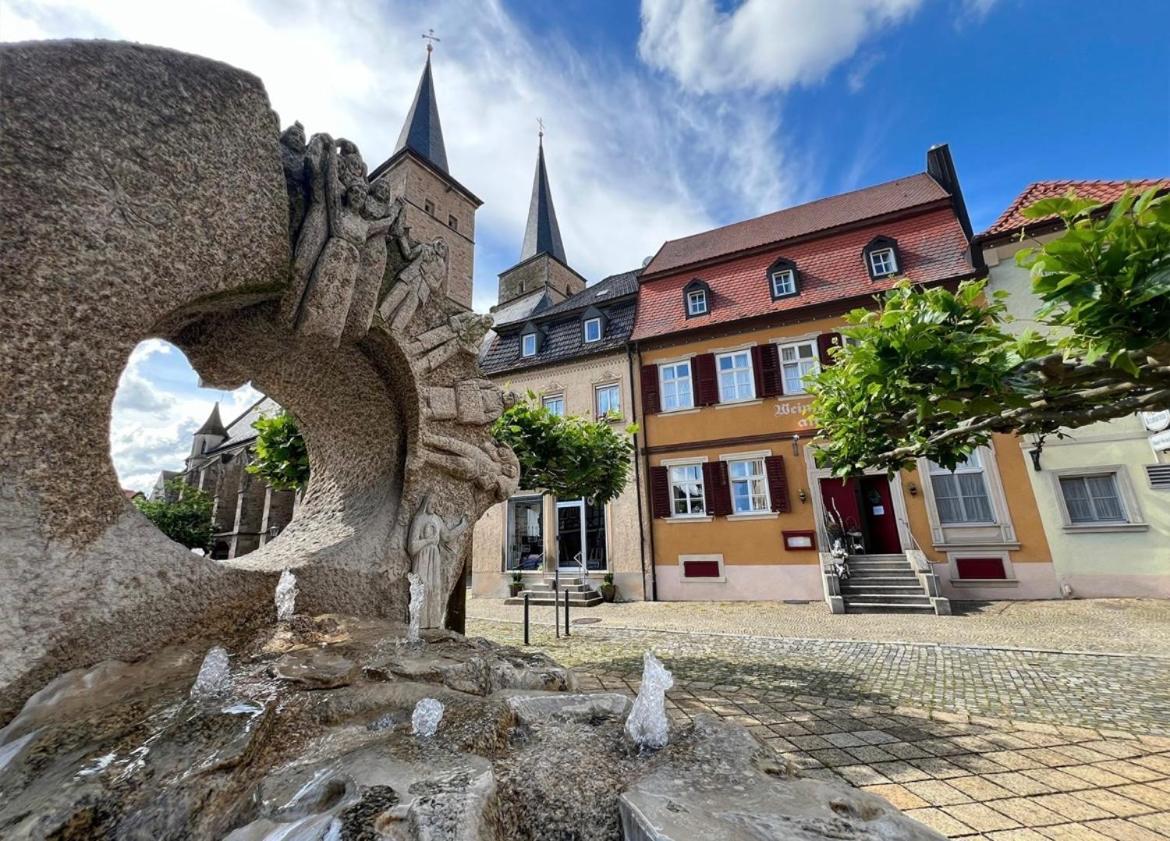 Hotel Weinstube Am Markt Gerolzhofen Luaran gambar